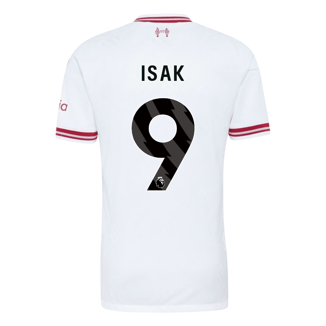 Liverpool Tröja ISAK #9 2026/27 Borta Autentisk Vit