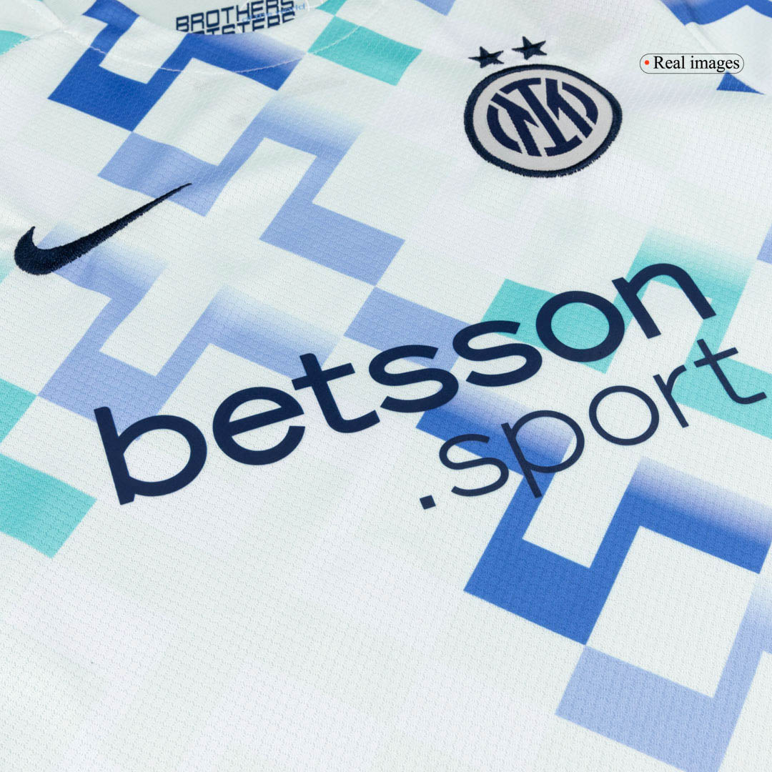 Inter Milan Tröja 2025/26 Borta Vit Barn