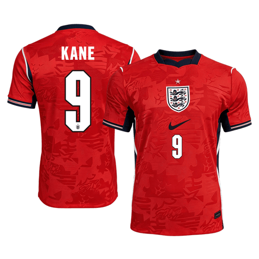 England Tröja KANE #9 2026 Borta Röd