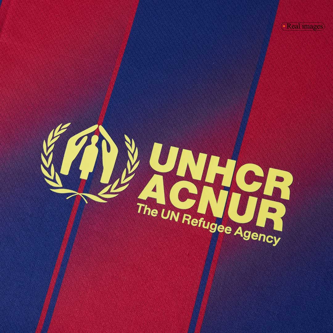 ROONY #19 Barcelona Tröja 2025/26 Hemma Premium Röd & Blå - UCL