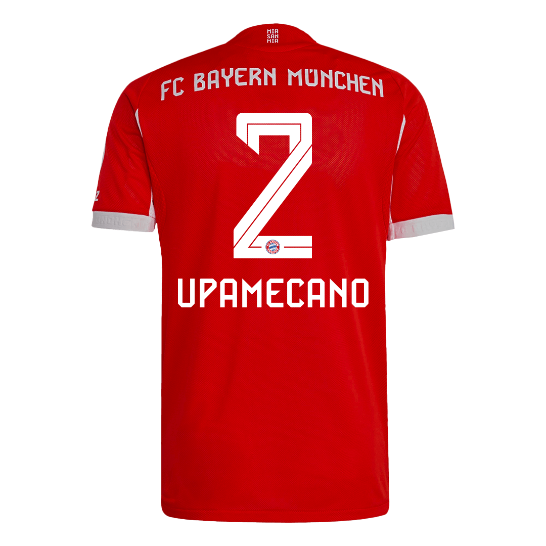 Bayern Munich Tröja UPAMECANO #2 2025/26 Hemma Röd