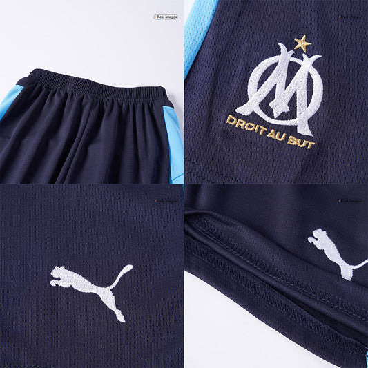 Marseille Tröja 2025/26 Borta Mörkblå Barn-1