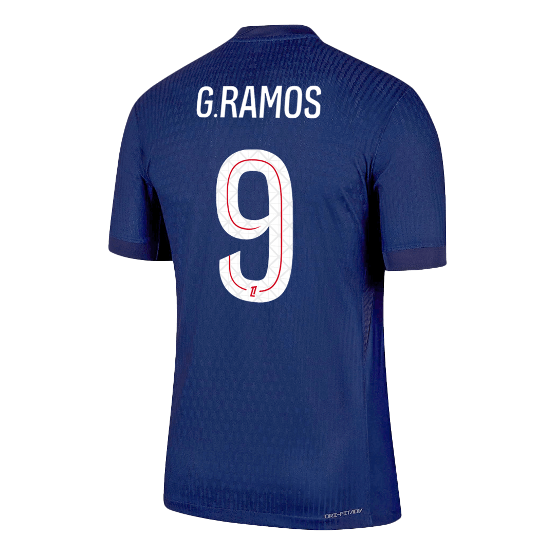 PSG Tröja G.RAMOS #9 2025/26 Hemma Mörkblå