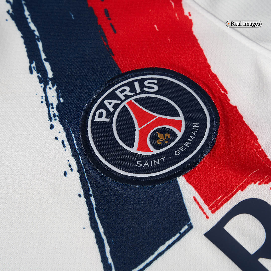 PSG Tröja KVARATSKHELIA #7 2025/26 Borta Vit - UCL