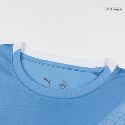 REIJNDERS #4 Manchester City Tröja 2025/26 Hemma Premium Blå-9