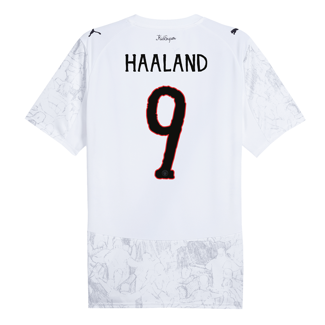 Manchester City Tröja HAALAND #9 2025/26 Vit