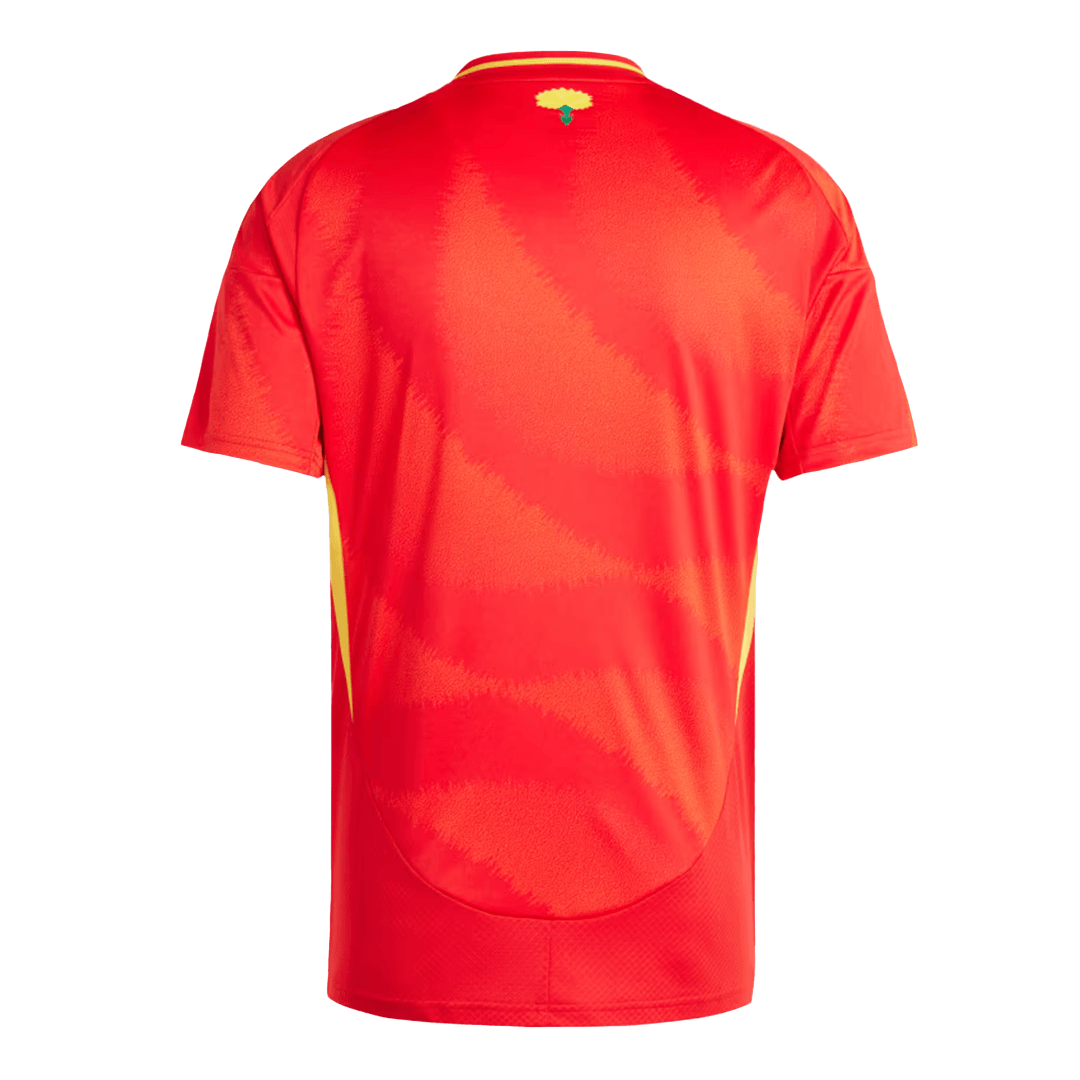 Spanien Tröja Hemmaställ Euro 2024 Röd-4