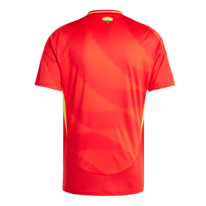 Spanien Tröja Hemmaställ Euro 2024 Röd-5