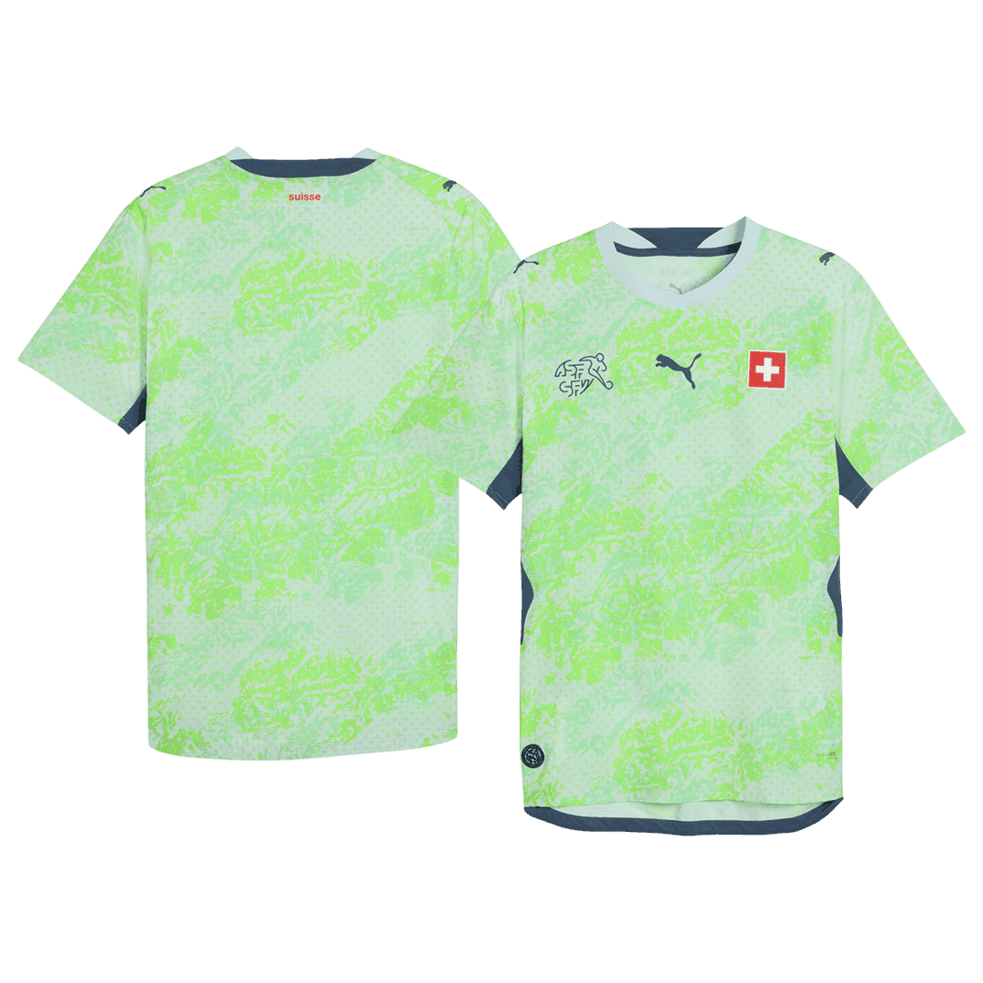 Schweiz Tröja 2026 Borta Grön