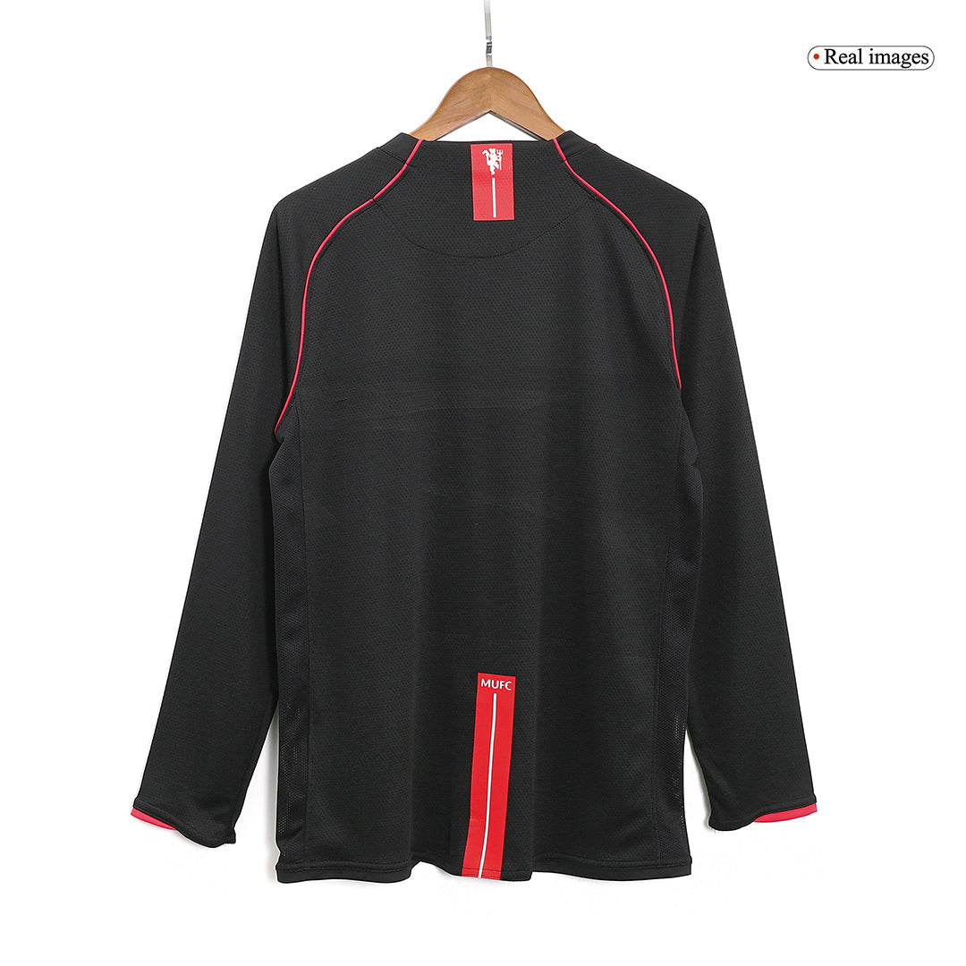 Manchester United Bortatröja 2007/08 Retro Tröja
 Svart