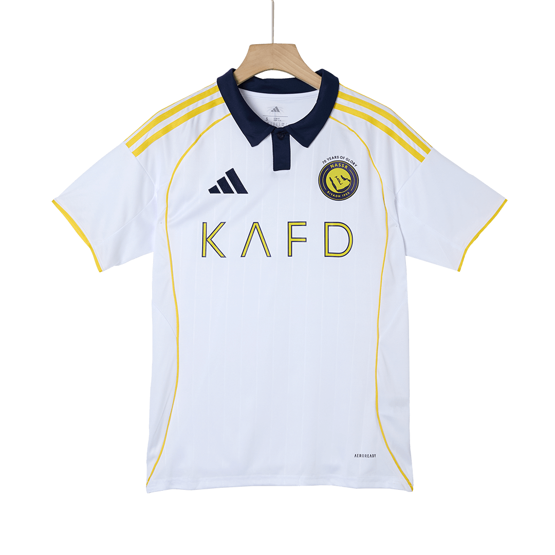 Al Nassr Tröja RONALDO #7 2025/26 Tredje Vit-9