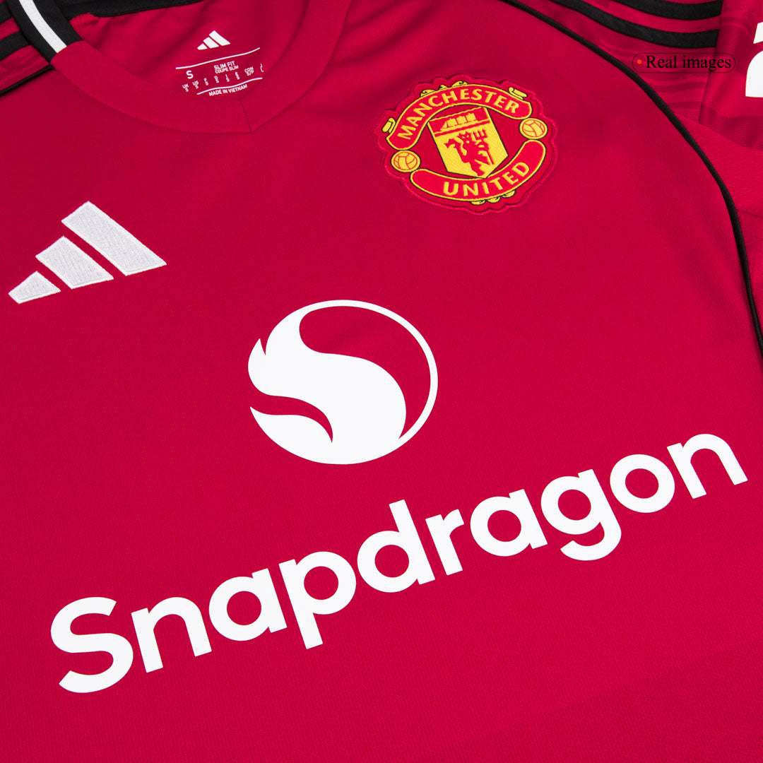 Manchester United Tröja 2025/26 Hemma Premium Röd