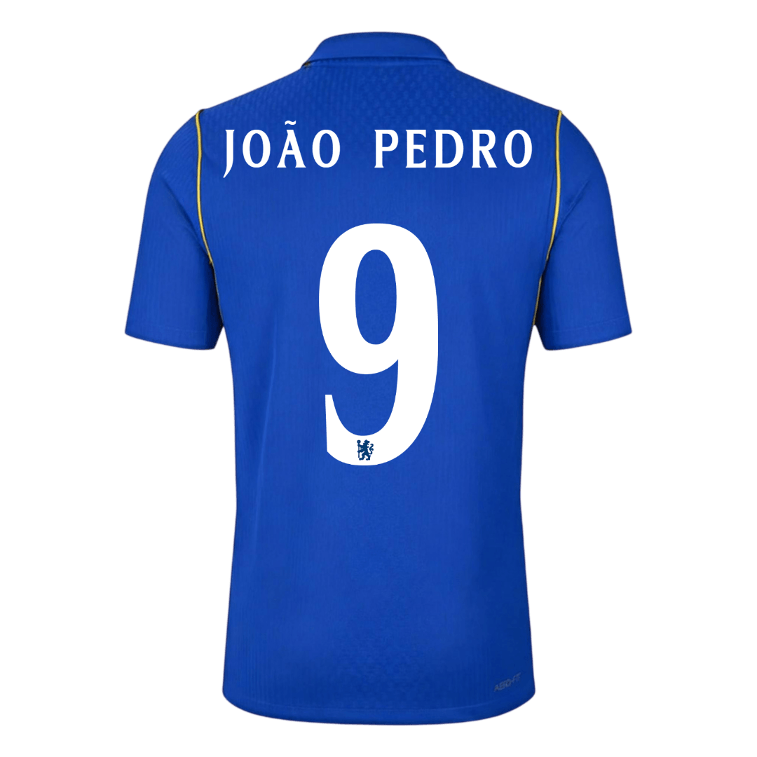 Chelsea Tröja JOÃO PEDRO #9 2026/27 Hemma Autentisk Blå - UCL