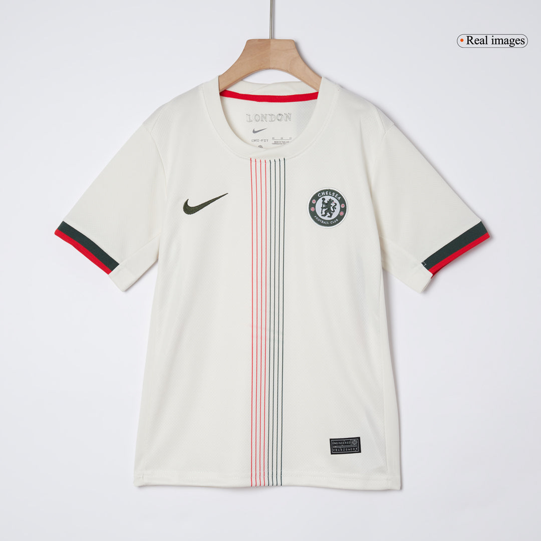 Chelsea Tröja 2025/26 Bortaställ Vit Barn-11