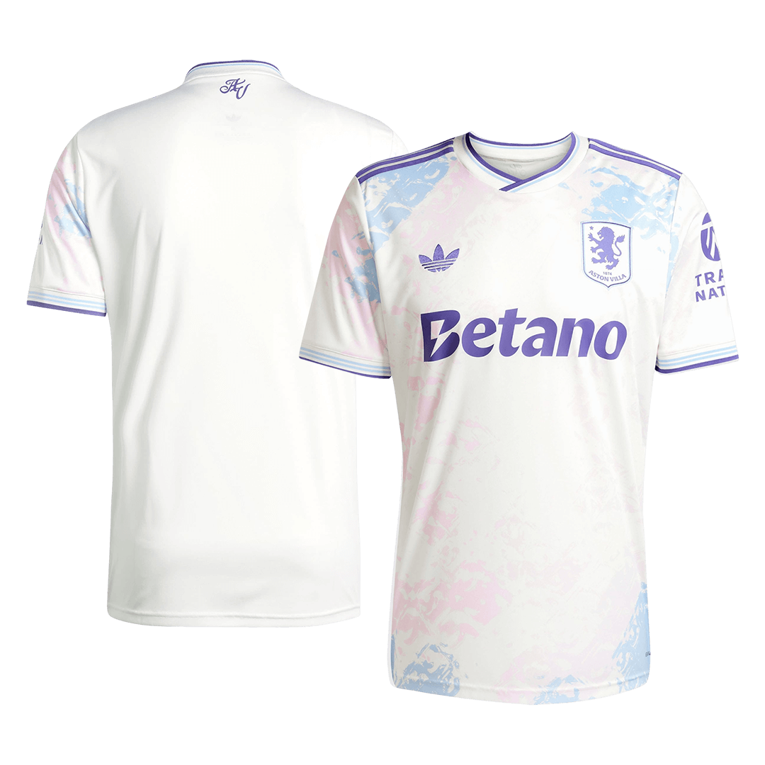 Aston Villa Tröja 2025/26 Tredje Vit-2