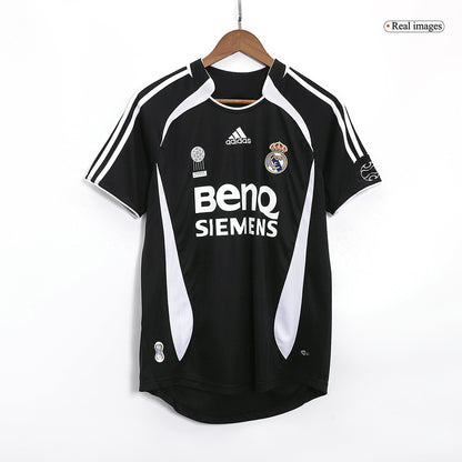 Real Madrid Bortatröja 2006/07 Retro Tröja
 Svart