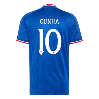 Manchester United Tröja CUNHA #10 2026/27 Borta Autentisk Blå - UCL-3