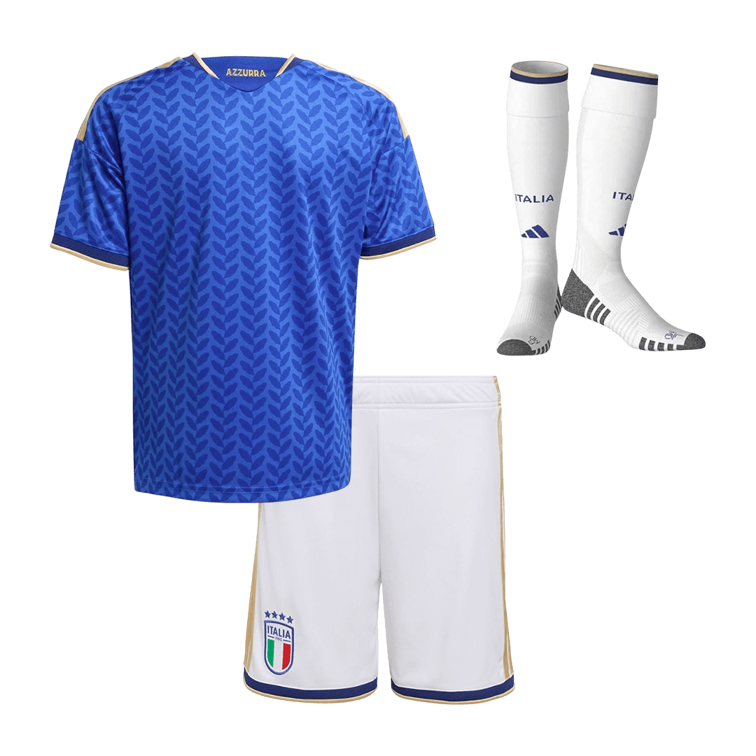 Italien Tröja 2026 Hemmaställ Blå Barn