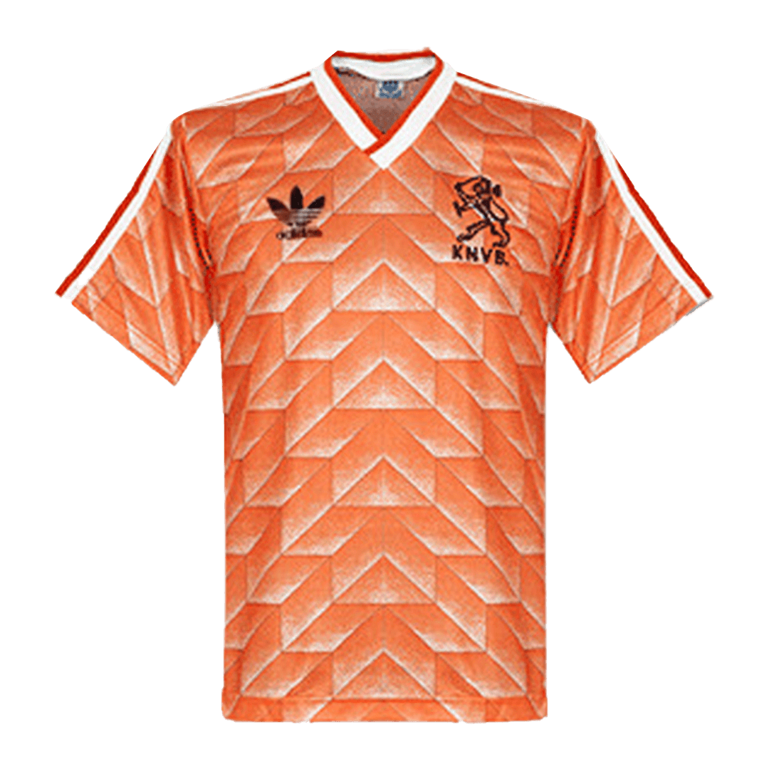 Nederländerna Hemmatröja 1988 Retro Tröja-7