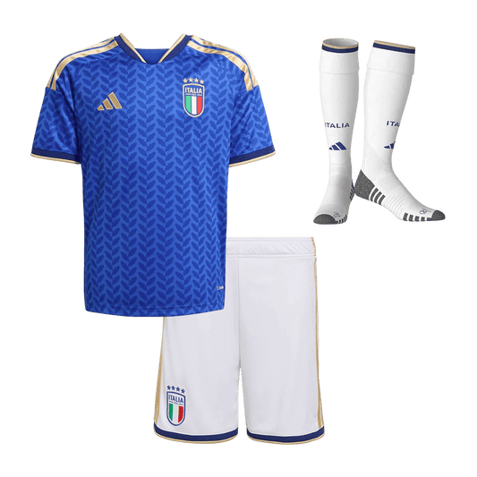 Italien Tröja 2026 Hemmaställ Blå Barn
