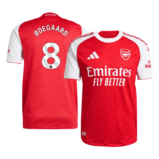 Arsenal Tröja ØDEGAARD #8 2025/26 Hemma Röd
