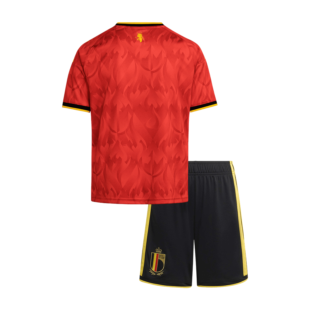 Belgien Tröja 2026 Hemma Röd Barn-11