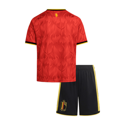 Belgien Tröja 2026 Hemma Röd Barn-11