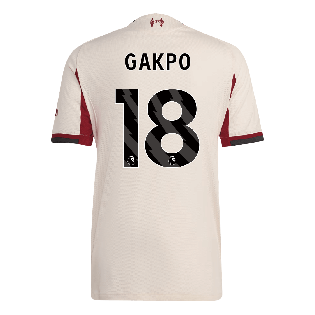 Liverpool Tröja GAKPO #18 2025/26 Borta Vit