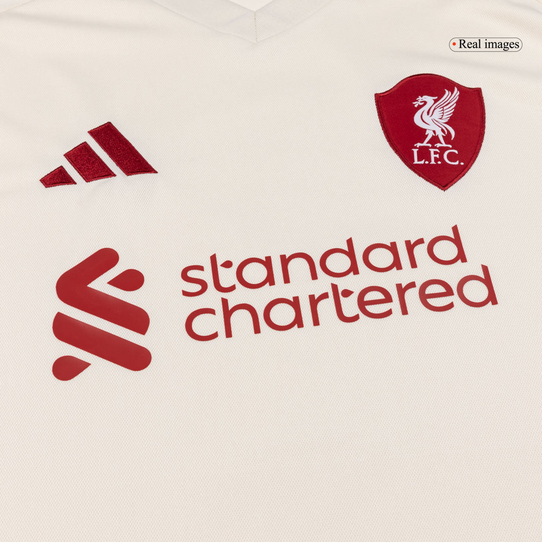 Liverpool Tröja SZOBOSZLAI #8 2025/26 Borta Vit