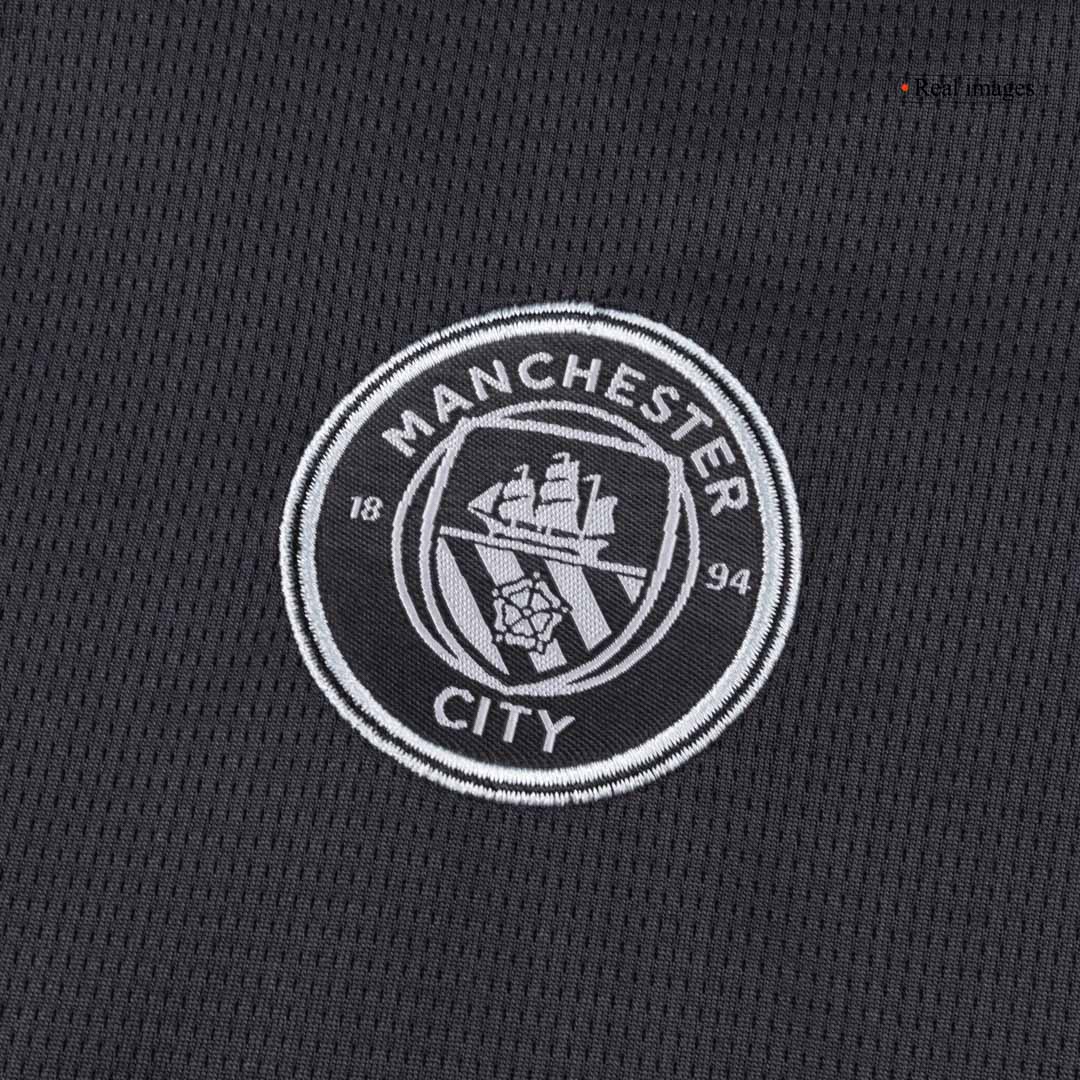 Manchester City Tröja 2025/26 Borta Svart Barn
