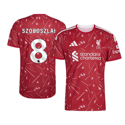 Liverpool Tröja SZOBOSZLAI #8 2026/27 Hemma Autentisk Röd
