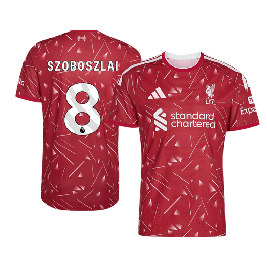 Liverpool Tröja SZOBOSZLAI #8 2026/27 Hemma Autentisk Röd