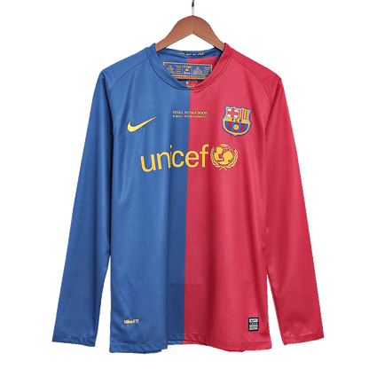 XAVI #6 Barcelona Hemmatröja 2008/09 Retro Tröja
 Röd & Blå - UCL Final-11