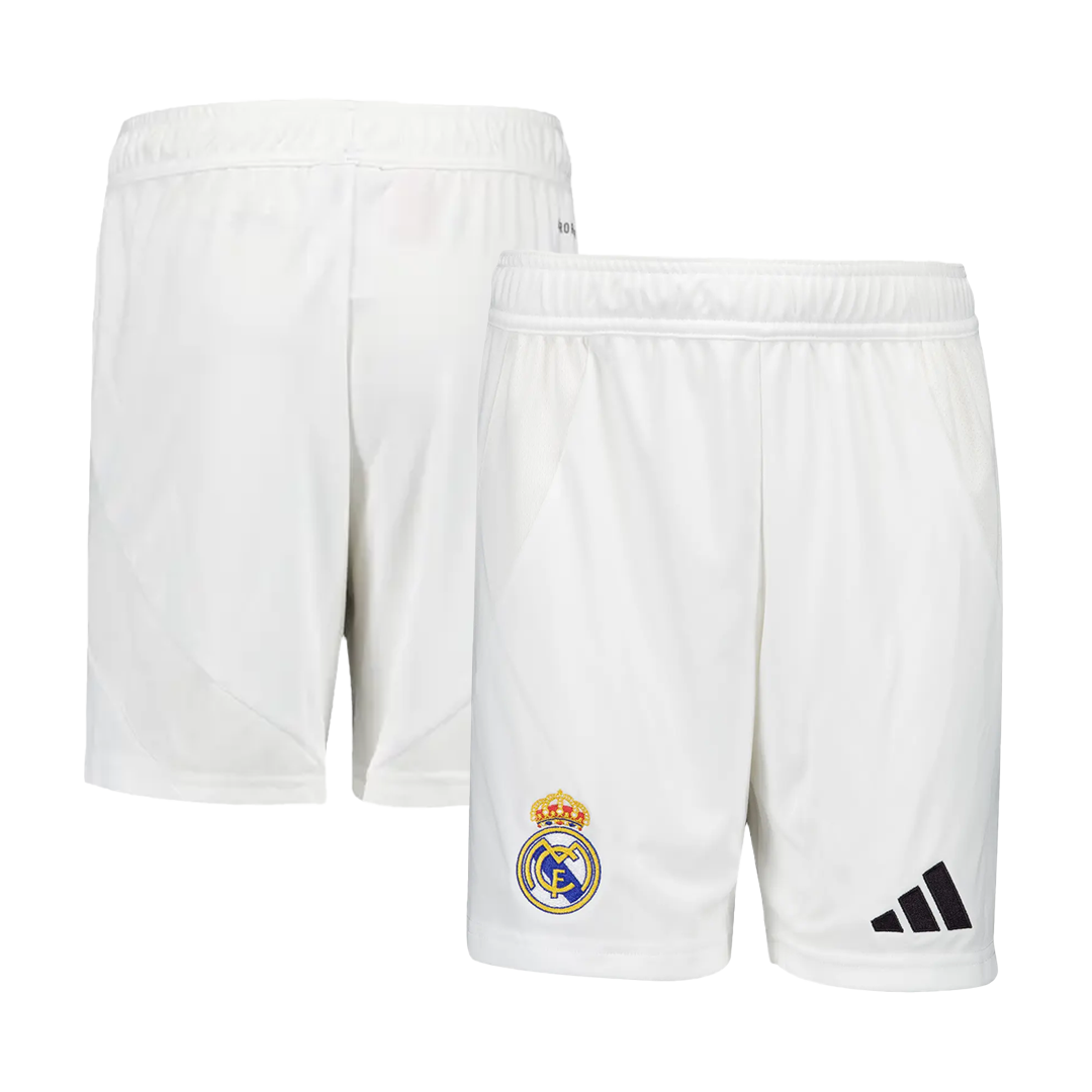 Real Madrid Shorts 2024/25 Hemma Vit-9