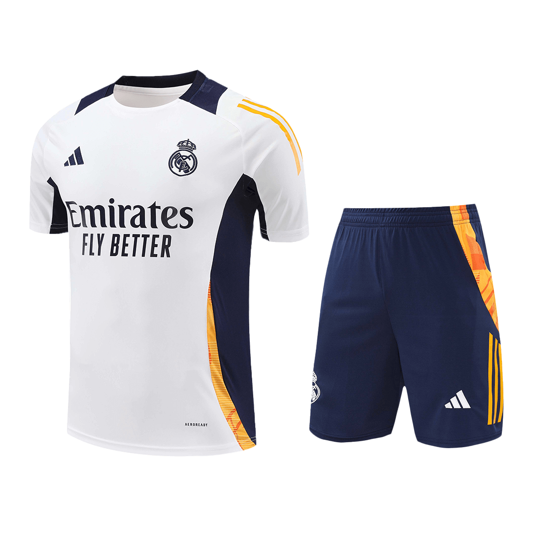 Real Madrid Tröja Före matchställ 2024/25 Vit