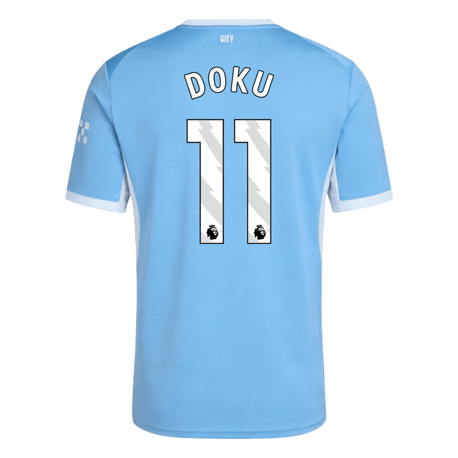Manchester City Tröja DOKU #11 2026/27 Hemma Blå-12