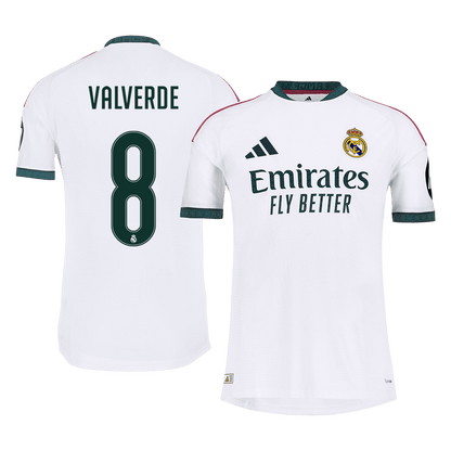 Real Madrid Tröja VALVERDE #8 2026/27 Hemma Autentisk Vit