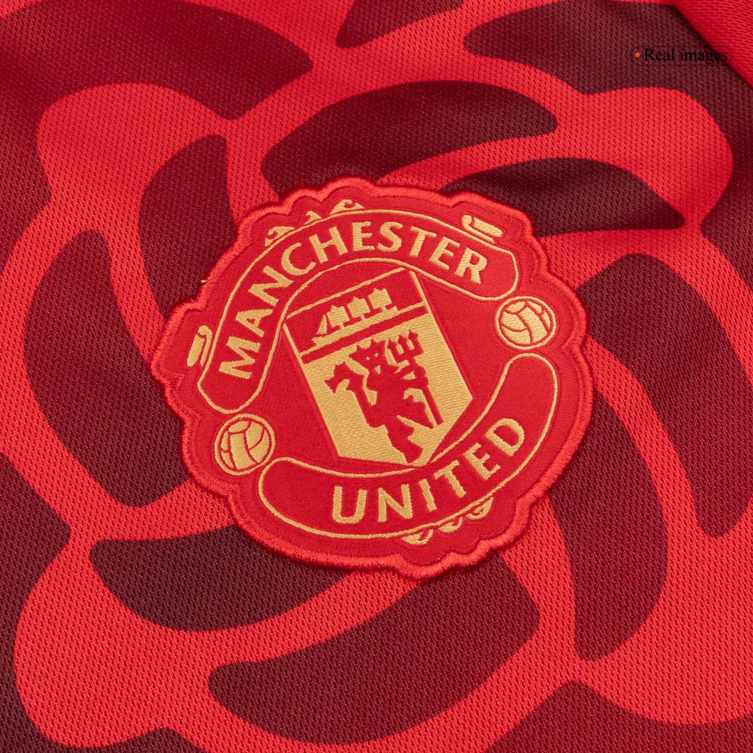 Manchester United Tröja 2025/26 Långärmad Röd