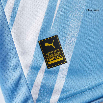 Manchester City Tröja 2025/26 Hemma Långärmad Blå-3