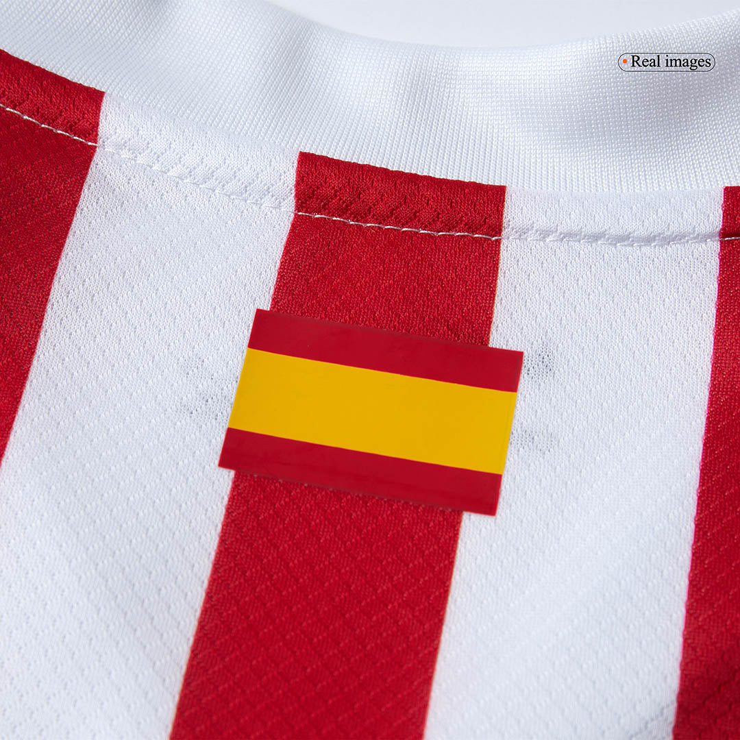 Atletico Madrid Tröja 2025/26 Hemmaställ Röd & Vit Barn