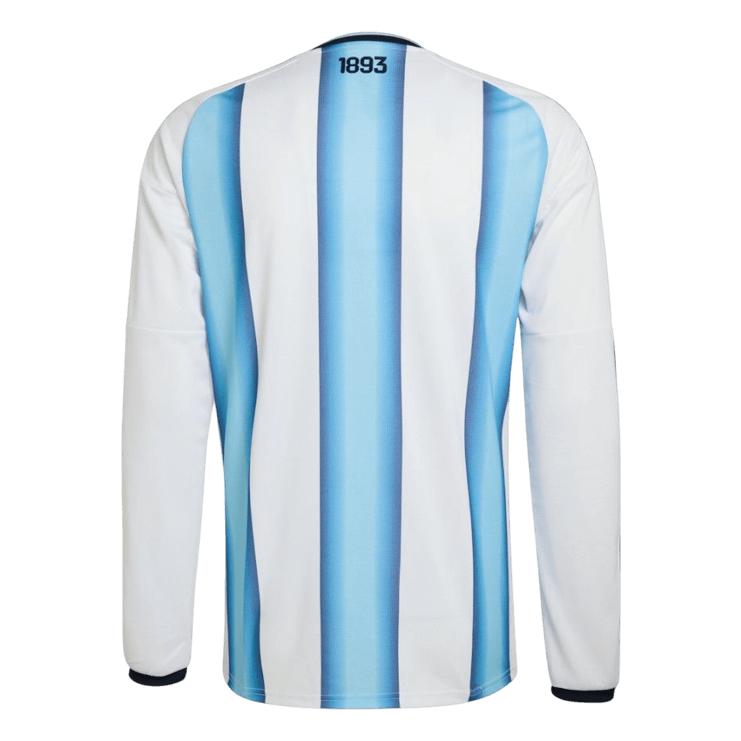 Argentina Tröja 2026 Hemma Långärmad Blå & Vit-11