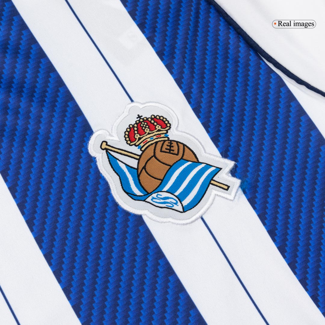 Real Sociedad Tröja 2025/26 Hemma Blå & Vit