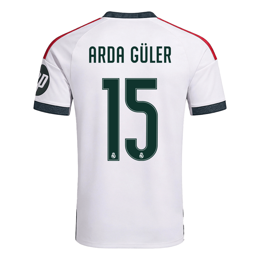 ARDA GÜLER #15 Real Madrid Tröja 2026/27 Hemma Premium Vit-6