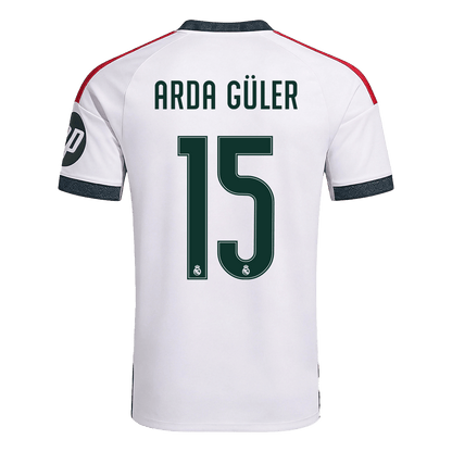 ARDA GÜLER #15 Real Madrid Tröja 2026/27 Hemma Premium Vit-6