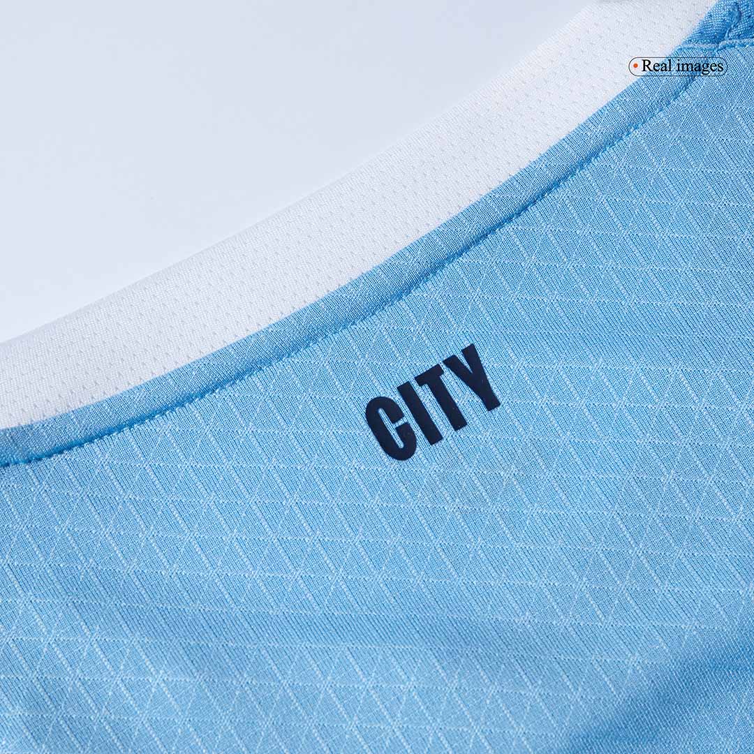 Manchester City Tröja HAALAND #9 2025/26 Hemma Blå