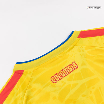 Colombia Tröja 2026 Hemma Gul Barn-5