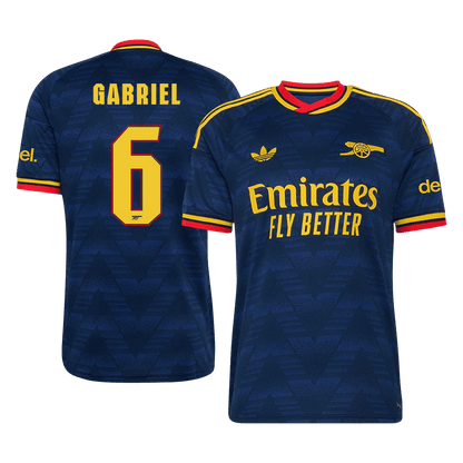Arsenal Tröja GABRIEL #6 2026/27 Borta Mörkblå - UCL