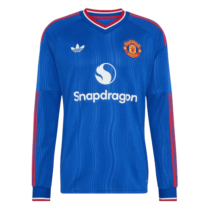 Manchester United Tröja 2026/27 Borta Långärmad Blå