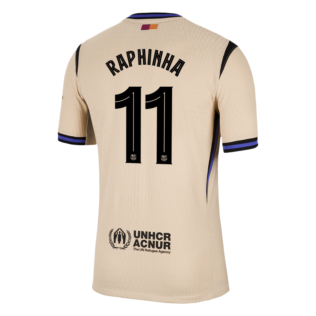 Barcelona Tröja RAPHINHA #11 2025/26 Borta Gul - UCL-14