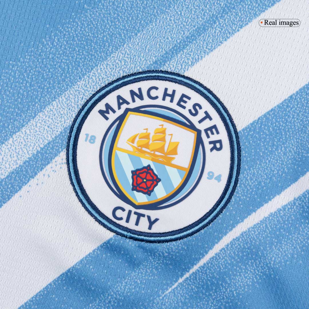 Manchester City Tröja 2025/26 Hemma Premium Blå-8